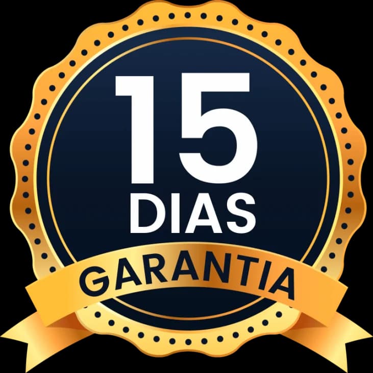 Selo de garantia incondicional de 15 dias